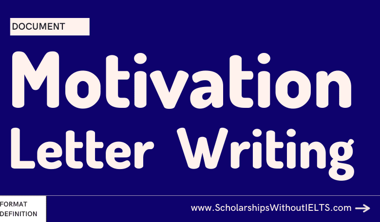 Champion Motivation Letter Writing for Scholarship or Admission Applications